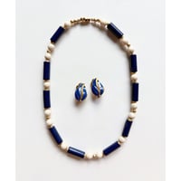 60's vintage necklace ＆earrings