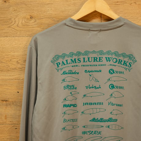"PALMS LURE WORKS" -FRESH WATER SERIES-  ドライロングスリーブTシャツ