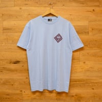 “網代椰子紋” × “PALMS LURE WORKS” FRESH WATER SERIES 6.0oz ヘビーウエイトコットンTシャツ
