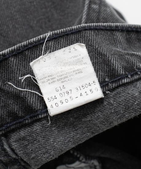 90's Levi's 505 Black Denim 36x30