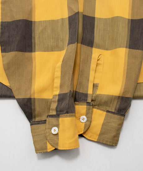70's Van Heusen Buffalo Plaid Shirts S