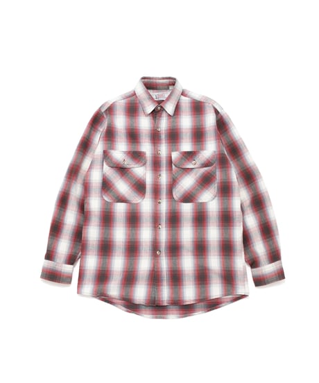 80's Private Property Ombre Check Shirts M