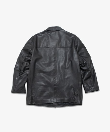 90's PRYE Leather Car Coat S