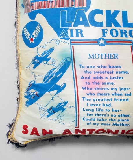 50's US Air Force "Lackland A.F Base" Souvenir Pillow Covers