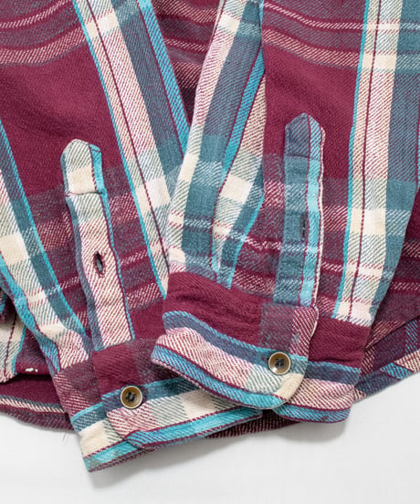 90's FIVE BROTHER Heavy Flannel Shirts XL