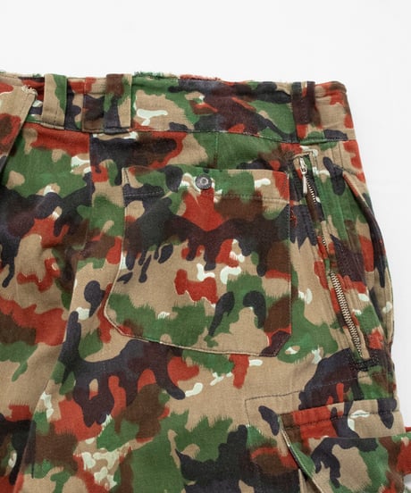 70's Swiss Army M70 Alpen Camouflage Cargo Pants