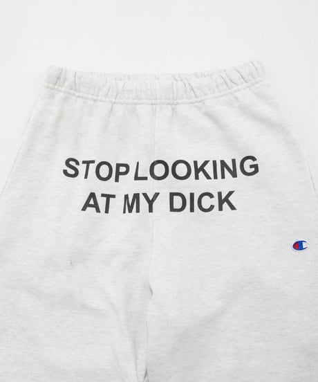 Champion × Pizzaslime "Stop Looking At My D" S