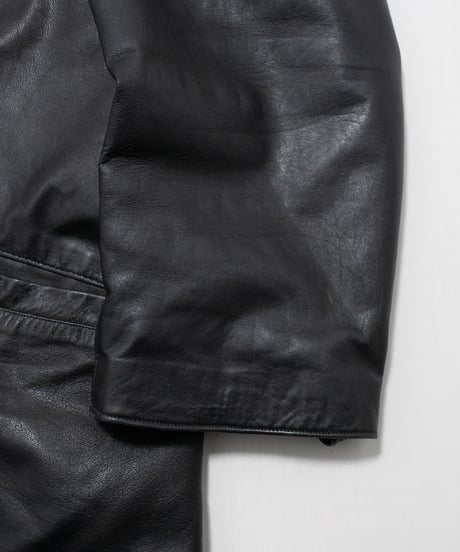 90's PRYE Leather Car Coat S