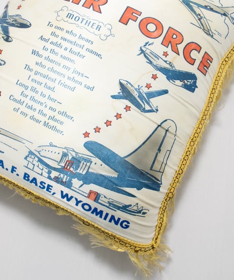 50's US Air Force "Warren A.F. Base" Souvenir Pillow Covers