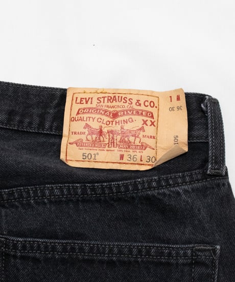 Levi's 501 BLK 36x30