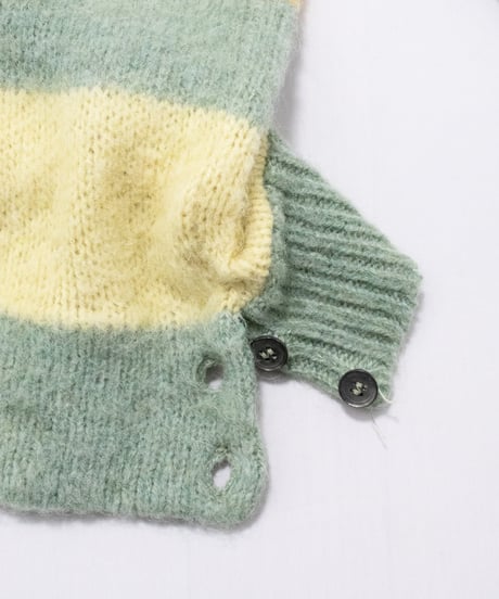 60's Ramco Sportswear Mohair V-neck Knit L