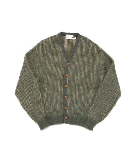 60's Town and King Shaggy Mohair Cardigan 42