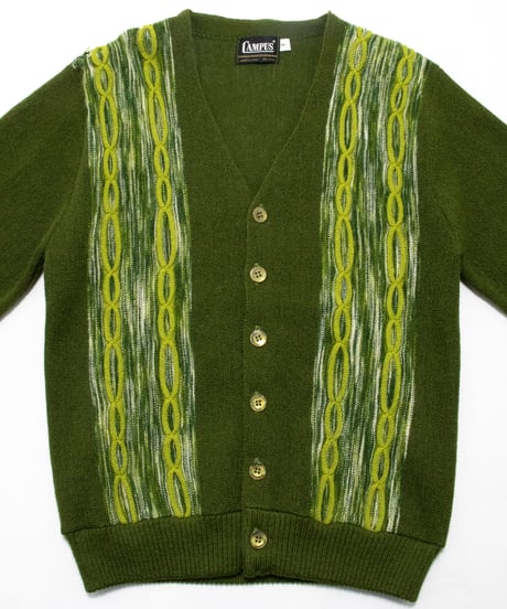 60's CAMPUS Mohair Cardigan M