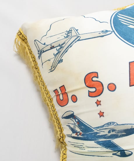 50's US Air Force "Warren A.F. Base" Souvenir Pillow Covers