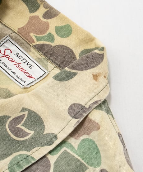 70's~ Sears Active Sportswear Duck Hunter Camo Jacket