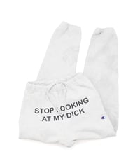 Champion × Pizzaslime "Stop Looking At My D" S