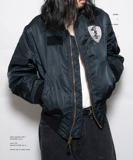 90's USAF Alpha Industries MA-1 Jacket M