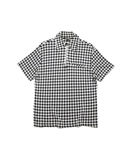 80~90's Star69 Dot Half Zip Pullover M