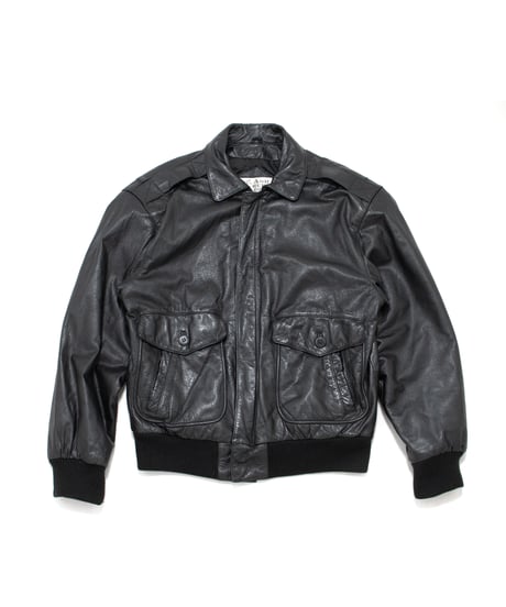 90's Ash Creek Trading "A2 Type" Leather Jacket S