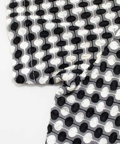 80~90's Star69 Dot Half Zip Pullover M
