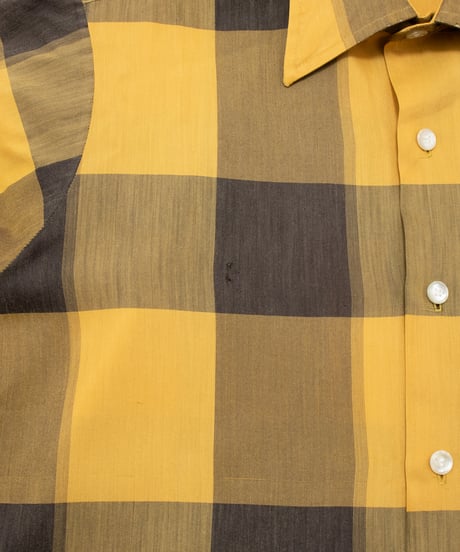 70's Van Heusen Buffalo Plaid Shirts S