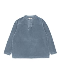 90's The Territory Ahead Pile Fabric Half Botton Pullover XL