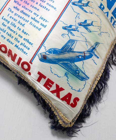 50's US Air Force "Lackland A.F Base" Souvenir Pillow Covers