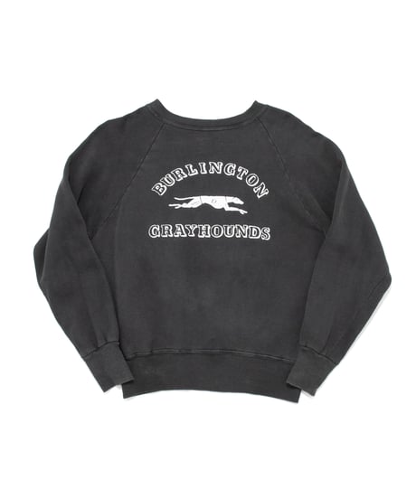 60's College Print Sweat "Burlington Gryhounds"