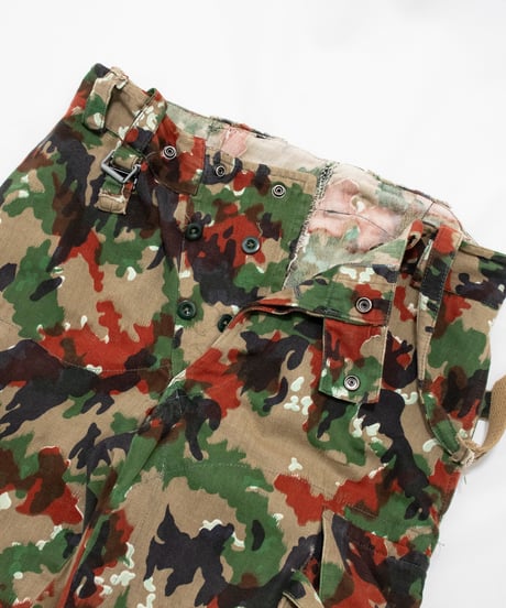 70's Swiss Army M70 Alpen Camouflage Cargo Pants