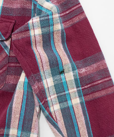 90's FIVE BROTHER Heavy Flannel Shirts XL