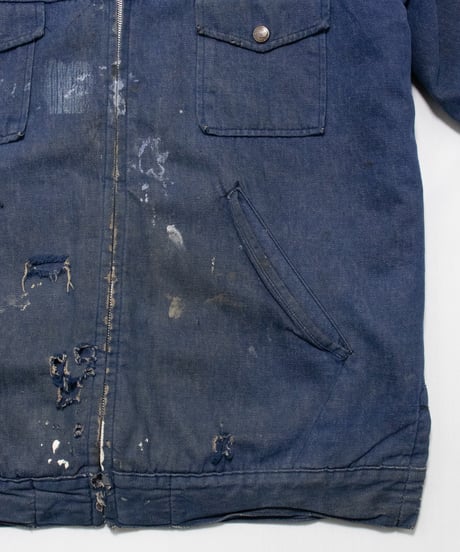 70's Distressed Dickies Denim Work Jacket 40