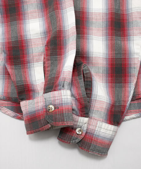 80's Private Property Ombre Check Shirts M