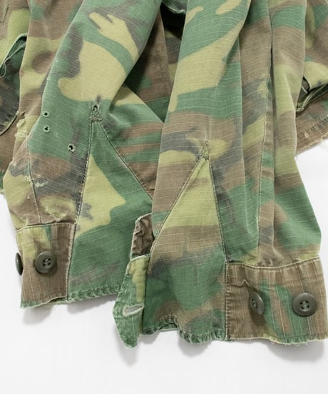 60's US ARMY Jungle Fatigue Jacket 4th