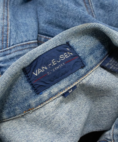 90's Vanheusen Denim Trucker Jacket M