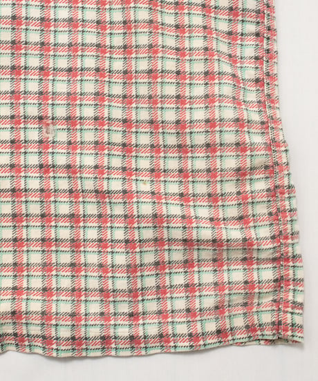 Distressed 50~60's Norwood Print Flannel Shirts L