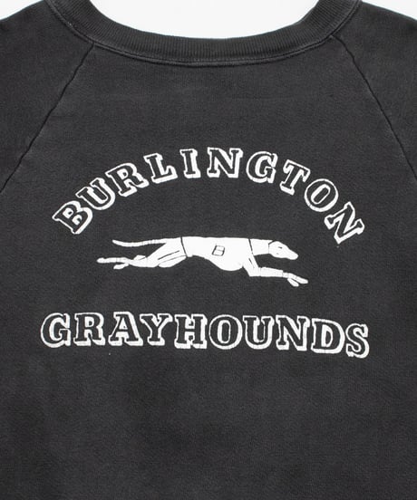 60's College Print Sweat "Burlington Gryhounds"
