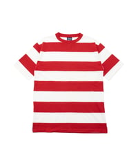 90's Mervyn's Men's Collection Fat Stripe Tee L