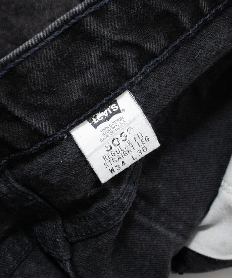 90's Levi's 505 Black Denim 34x30