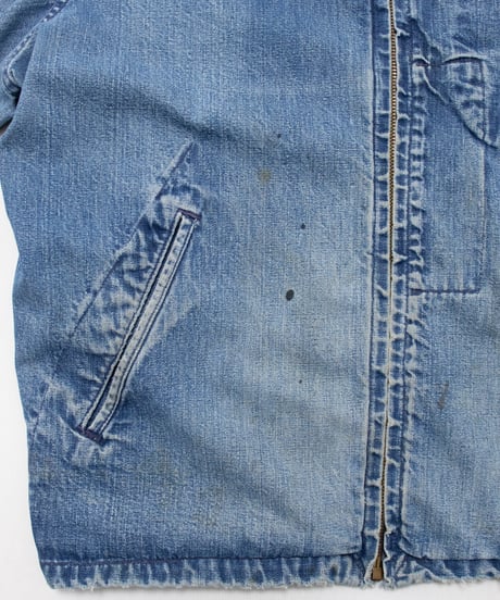 50~60's AI.Miller Denim Work Jacket 44