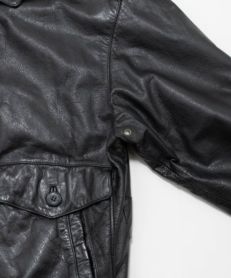 90's Ash Creek Trading "A2 Type" Leather Jacket S