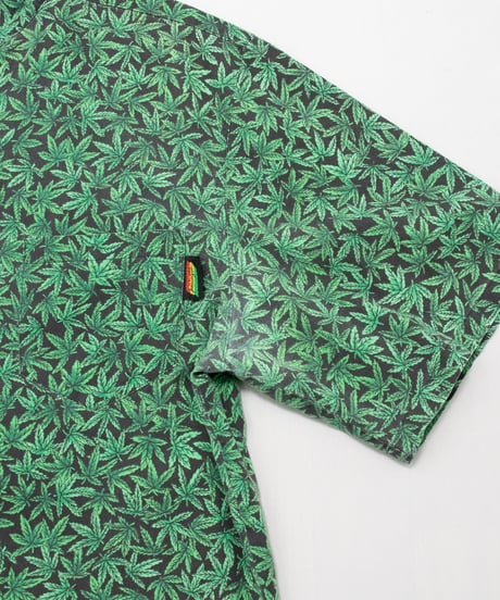 90's Jamaican Style "Leaf Pattern" XL