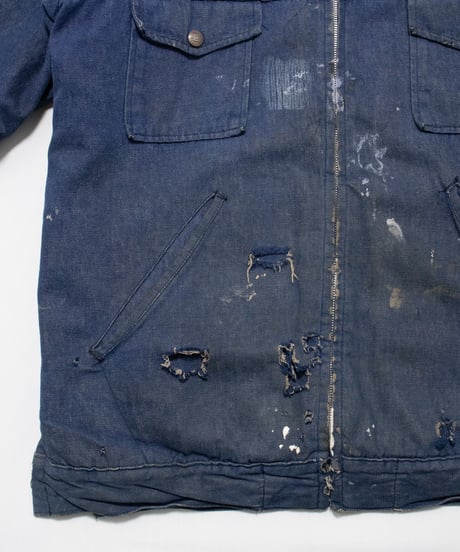 70's Distressed Dickies Denim Work Jacket 40