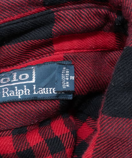90's Polo Ralph Lauren Buffalo check Shirts L