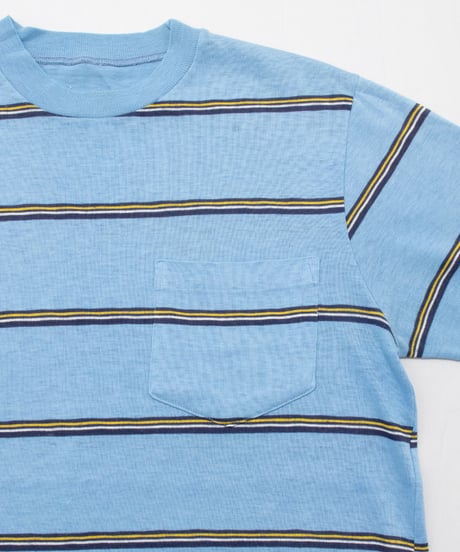 80's~ Stripe Pocket Tee