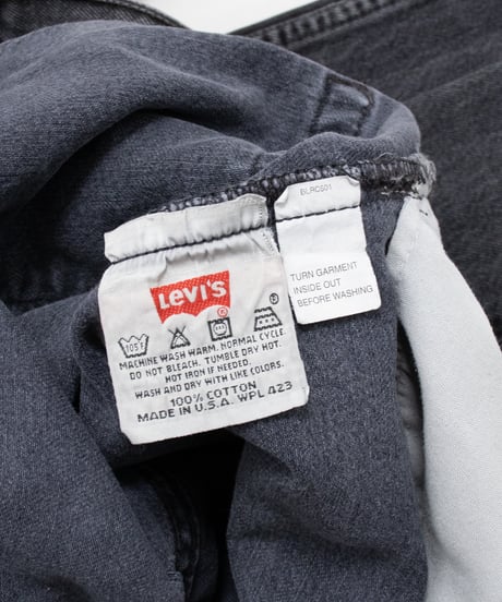 90's Levi's 501 BLK "Made in USA" 32x32