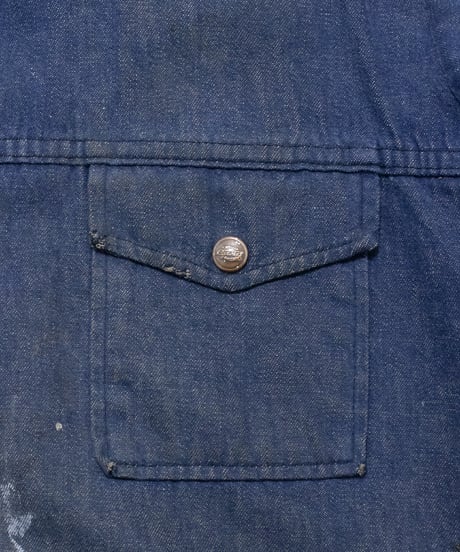 70's Distressed Dickies Denim Work Jacket 40