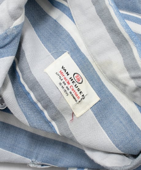 60's Van Heusen OC Strip Shirts M