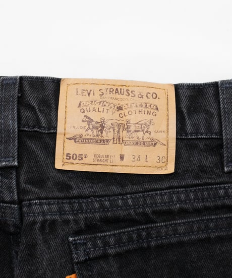 90's Levi's 505 Black Denim 34x30