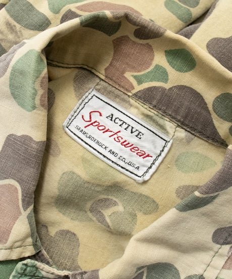 70's~ Sears Active Sportswear Duck Hunter Camo Jacket