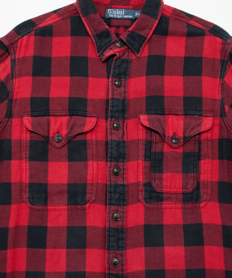 90's Polo Ralph Lauren Buffalo check Shirts L